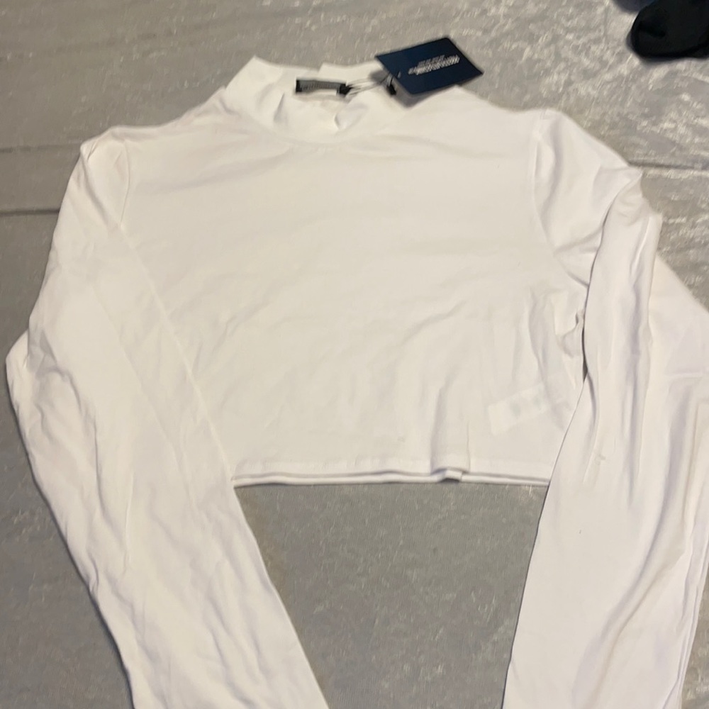 Pretty Little Things white crop top